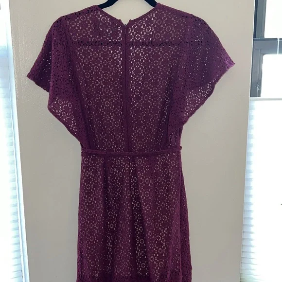 Reformation Purple Lace Maxi Dress 2 - Picture 4 of 5